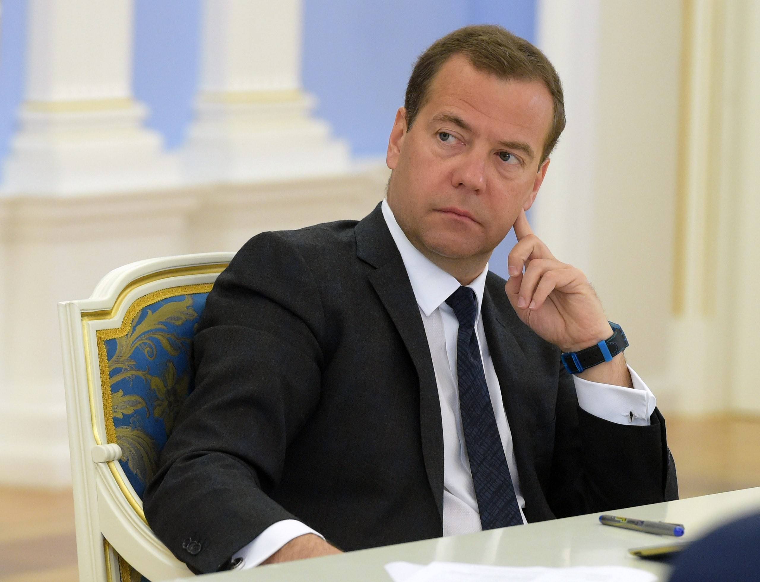 Премьер министр п. Дмитриев Медведев.
